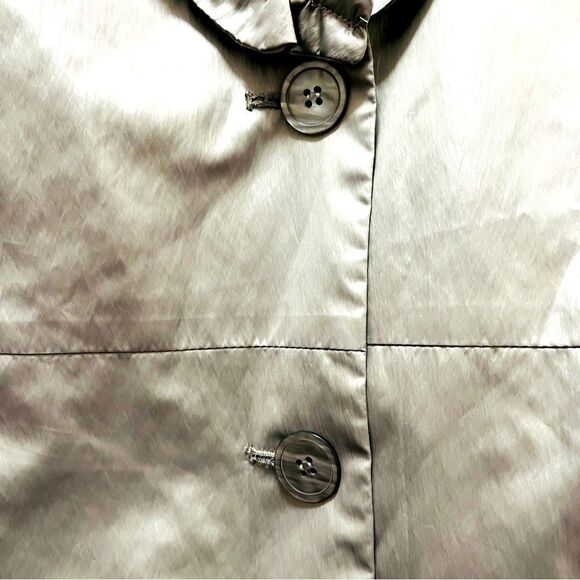 Christopher Banks, extra large metallic silver cropped evening jacket - Picture 5 of 10